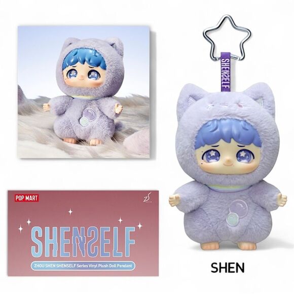 Pop Mart ZHOU SHEN SHENSELF Plush Doll Pendant - Shen - Picture 1 of 16